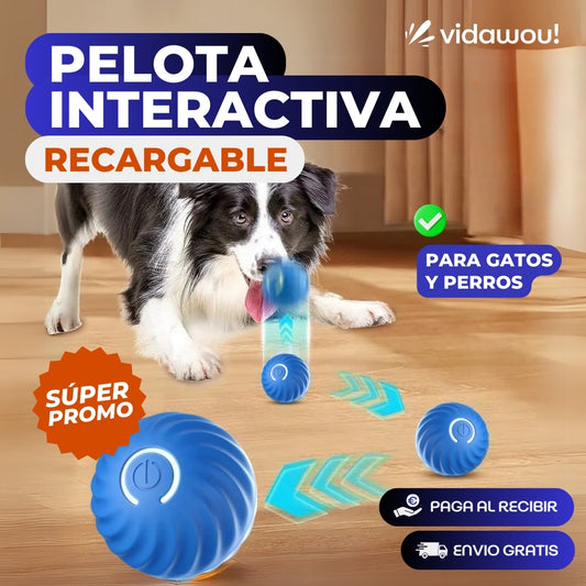 Pelota Interactiva Recargable para Mascotas - ActiveBall