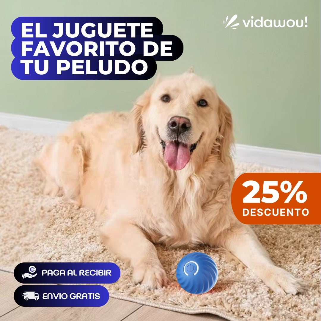 Pelota Interactiva Recargable para Mascotas - ActiveBall